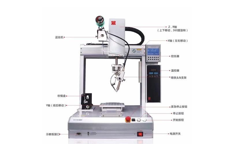 四軸自動(dòng)焊錫機(jī)器人
